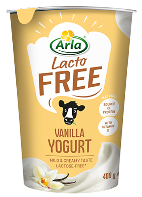 Lactofree Lactosevrije yoghurt Vanille 400g