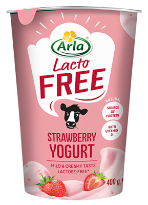 Lactofree Lactosevrije Yoghurt Aardbei